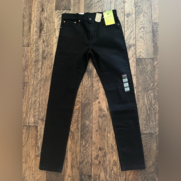 Levis Slim Taper 512 men’s black pants 34x36 - Picture 1 of 5